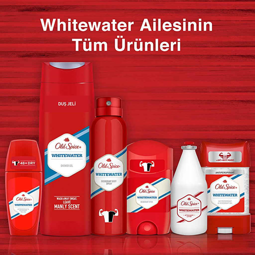 Old Spice Whitewater Clear Men's Deodorant Stick - Long-Lasting Fragrance & Sweat Protection