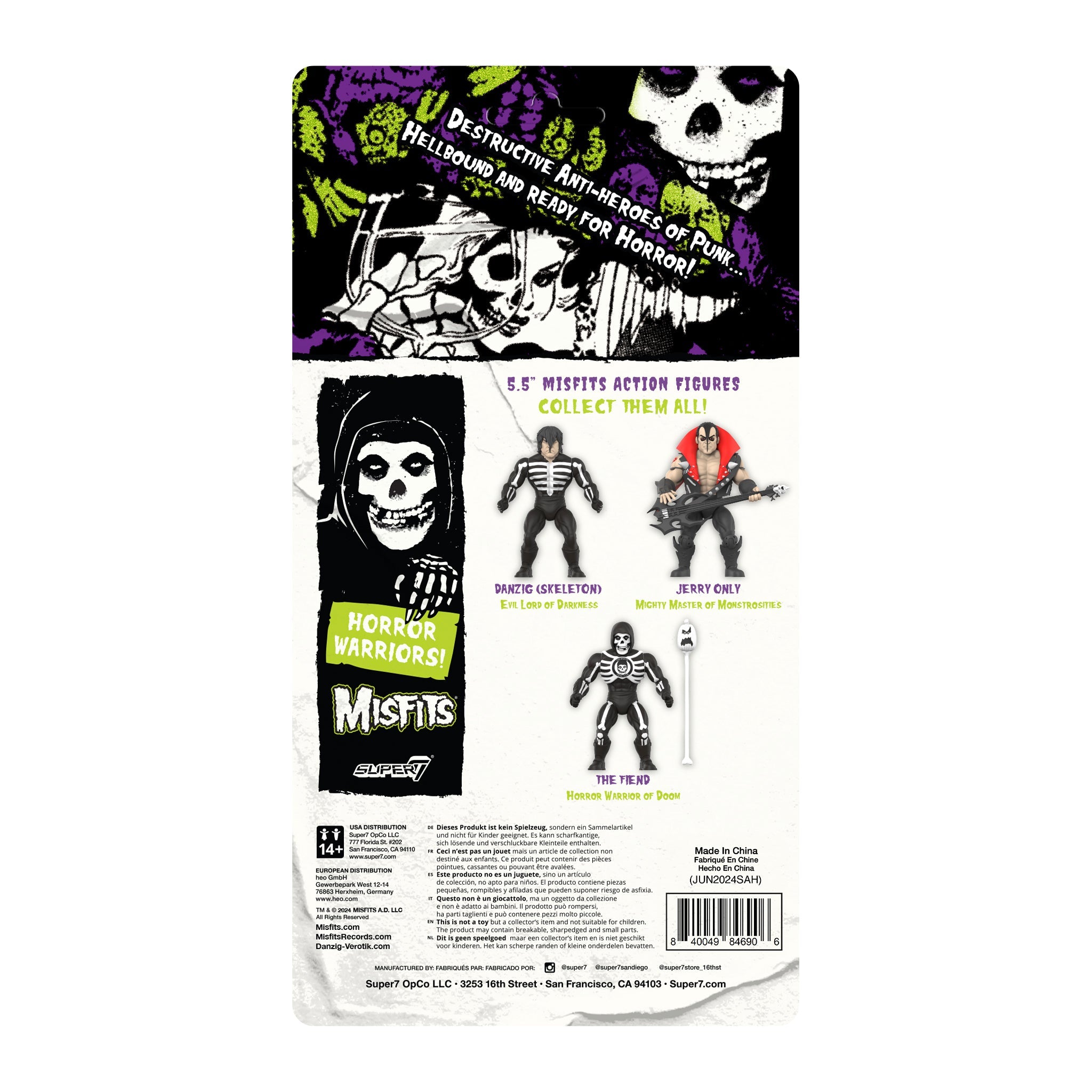 Super7 x Misfits - Jerry Only (Evil Master of Malice) 5.5" Action Figure