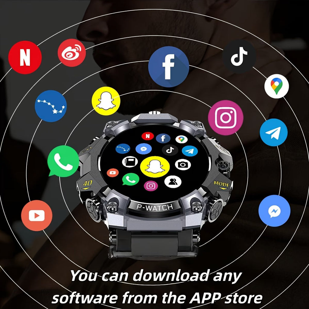 valentine's Day Gifts • 4G Smart Watch SIM Card 4G Watch with Camera • 4G Android Smart Watch with GPS, 4G Network, WiFi • Can Talk Wirelessly • 1.508 Inch Super AMOLED HD Display • MP3/MP4 Player, Pedometer
