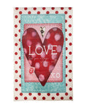 Vintage Valentine Garden Flag 2 Sided