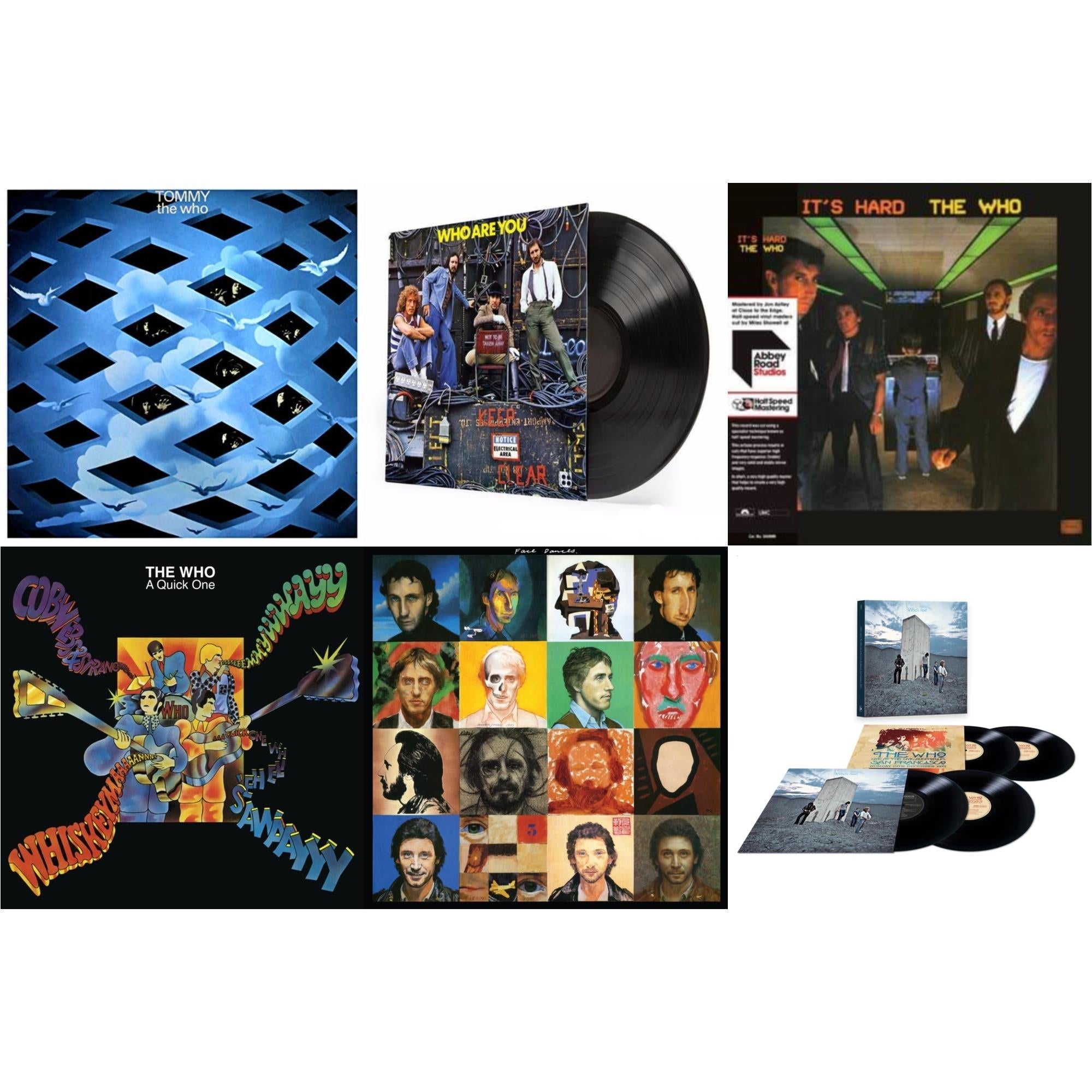 Face Dances (2LP/Color Vinyl) & Quick One (Half-Speed Master) & Who's Next/San Francisco 1971 (4LP) & It's Hard (40Th An/2LP/Orange & Yellow Vinyl/Half-Speed)(Rsd) & Who Are You & Tommy