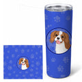 Cavalier King Charles Spaniel Blenheim #2  Stainless Steel Skinny Tumbler 20 oz Vacuum Double Walled Reusable Insulated Travel Cup