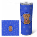 Labrador Retriever Red  Stainless Steel Skinny Tumbler 20 oz Vacuum Double Walled Reusable Insulated Travel Cup