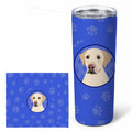 Labrador Retriever Yellow #3  Stainless Steel Skinny Tumbler 20 oz Vacuum Double Walled Reusable Insulated Travel Cup