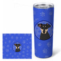 Rottweiler Black and Tan #3  Stainless Steel Skinny Tumbler 20 oz Vacuum Double Walled Reusable Insulated Travel Cup