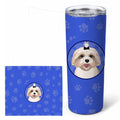 Shih-Tzu Gold #2  Stainless Steel Skinny Tumbler 20 oz Vacuum Double Walled Reusable Insulated Travel Cup