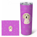 Doodle Cream #7 Stainless Steel Skinny Tumbler 20 oz Vacuum Double Walled Reusable Insulated Travel Cup