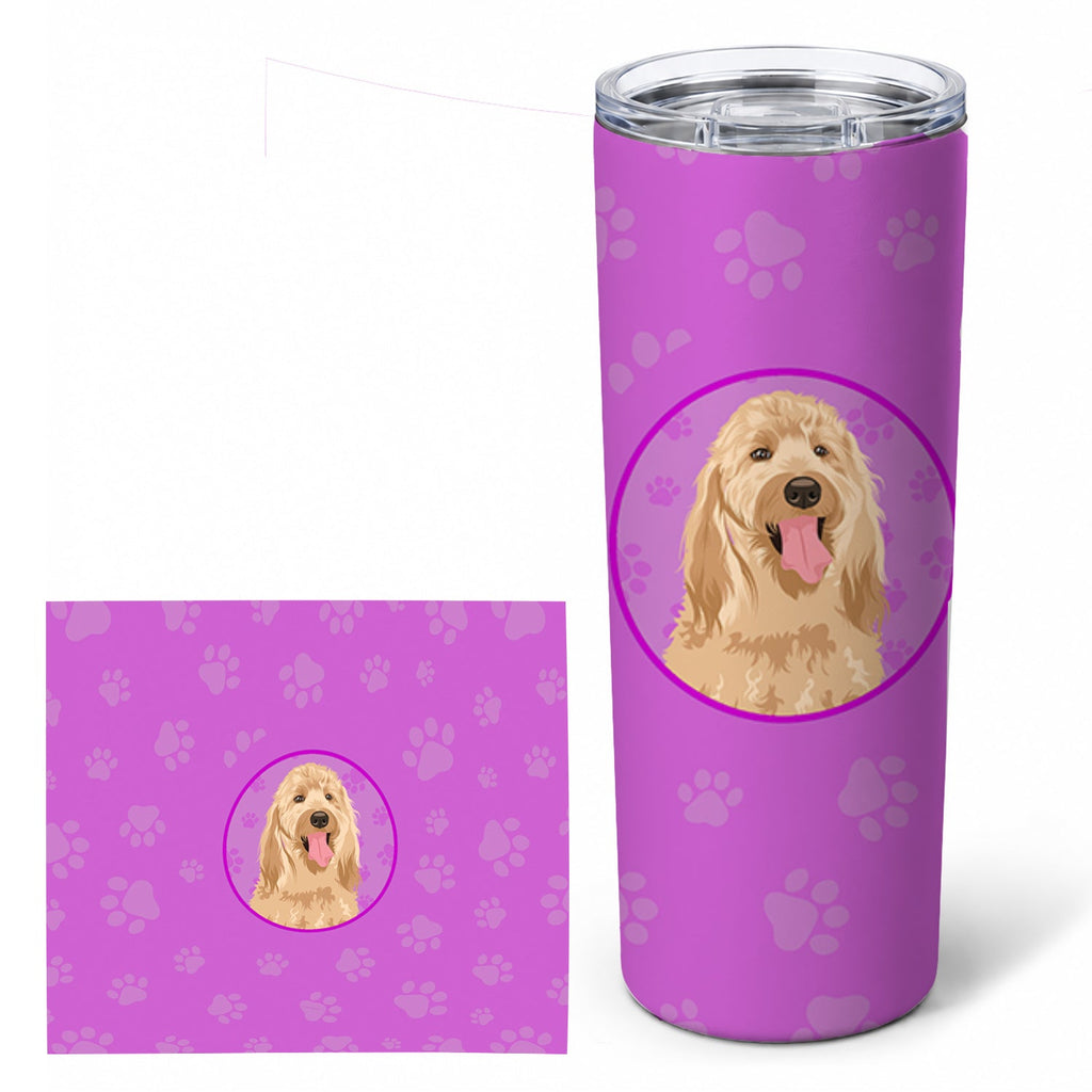 Doodle Fawn #3 Stainless Steel Skinny Tumbler 20 oz Vacuum Double Walled Reusable Insulated Travel Cup
