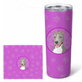 Pit Bull Blue #5 Stainless Steel Skinny Tumbler 20 oz Vacuum Double Walled Reusable Insulated Travel Cup