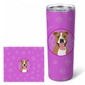 Pit Bull Fawn #2 Stainless Steel Skinny Tumbler 20 oz Vacuum Double Walled Reusable Insulated Travel Cup