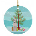 Labrador Retriever Gray Christmas Ceramic Ornament Christmas Tree Hanging Decorations for Home Christmas Holiday, Party, Gift, 3 in, Multicolor