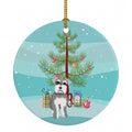 Schnauzer Salt and Pepper #1 Christmas Ceramic Ornament Christmas Tree Hanging Decorations for Home Christmas Holiday, Party, Gift, 3 in, Multicolor