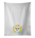 Schnauzer Salt and Pepper #2 Easter Kitchen Towel Set of 2 White Dish Towels Decorative Bathroom Hand towel for Hand, Face, Hair, Yoga, Tea, Dishcloth, 19 X 28", White