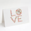 Corgi #13 LOVE Greeting Cards Pack of 8 Blank Cards with Envelopes Whimsical A7 Size 5x7