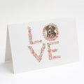 Labrador Retriever #7 LOVE Greeting Cards Pack of 8 Blank Cards with Envelopes Whimsical A7 Size 5x7