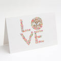 Shiba Inu #7 LOVE Greeting Cards Pack of 8 Blank Cards with Envelopes Whimsical A7 Size 5x7