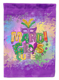 Mardi Gras Queen Garden Flag Mailbox Decorative Yard Banner Outside Patio Artwork for Flower Beds, Garden Size, Multicolor