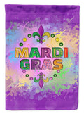 Mardi Gras Garden Flag Mailbox Decorative Yard Banner Outside Patio Artwork for Flower Beds, Garden Size, Multicolor