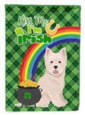 Westie West Highland White Terrier St. Patrick's Day Garden Flag Mailbox Decorative Yard Banner Outside Patio Artwork for Flower Beds, Garden Size, Multicolor