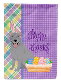 Blue Pit Bull Terrier Easter Garden Flag Mailbox Decorative Yard Banner Outside Patio Artwork for Flower Beds, Garden Size, Multicolor
