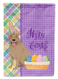 Fawn Pit Bull Terrier Easter Garden Flag Mailbox Decorative Yard Banner Outside Patio Artwork for Flower Beds, Garden Size, Multicolor