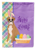 Natural Eared Fawn Boxer Easter Garden Flag Mailbox Decorative Yard Banner Outside Patio Artwork for Flower Beds, Garden Size, Multicolor