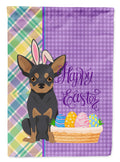 Black and Tan Chihuahua Easter Garden Flag Mailbox Decorative Yard Banner Outside Patio Artwork for Flower Beds, Garden Size, Multicolor