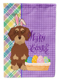 Wirehair Red and Tan Dachshund Easter Garden Flag Mailbox Decorative Yard Banner Outside Patio Artwork for Flower Beds, Garden Size, Multicolor