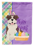 Brindle English Bulldog Easter Garden Flag Mailbox Decorative Yard Banner Outside Patio Artwork for Flower Beds, Garden Size, Multicolor