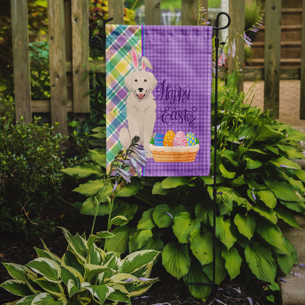 Cream Golden Retriever Easter Garden Flag Mailbox Decorative Yard Banner Outside Patio Artwork for Flower Beds, Garden Size, Multicolor