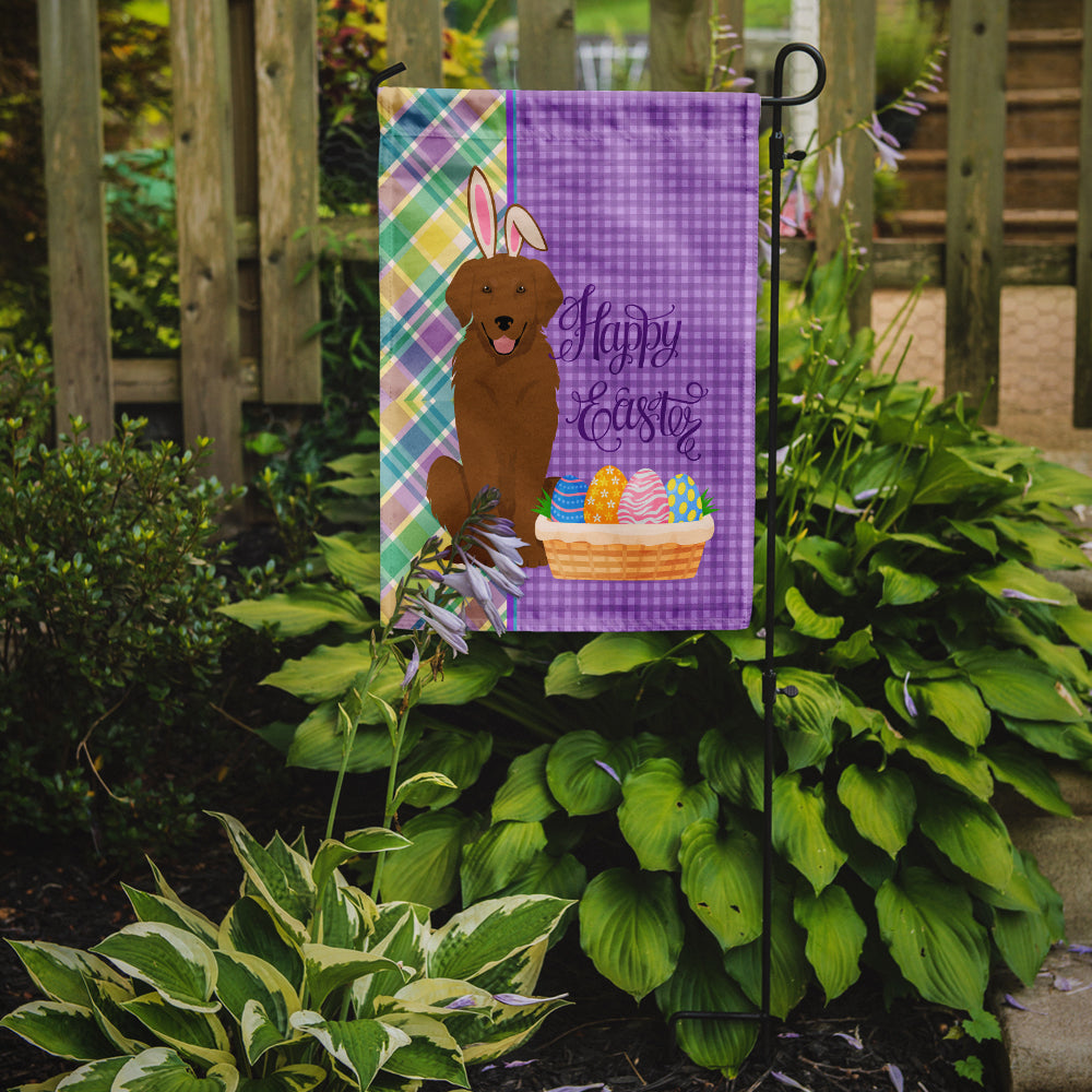 Mahogany Golden Retriever Easter Garden Flag Mailbox Decorative Yard Banner Outside Patio Artwork for Flower Beds, Garden Size, Multicolor