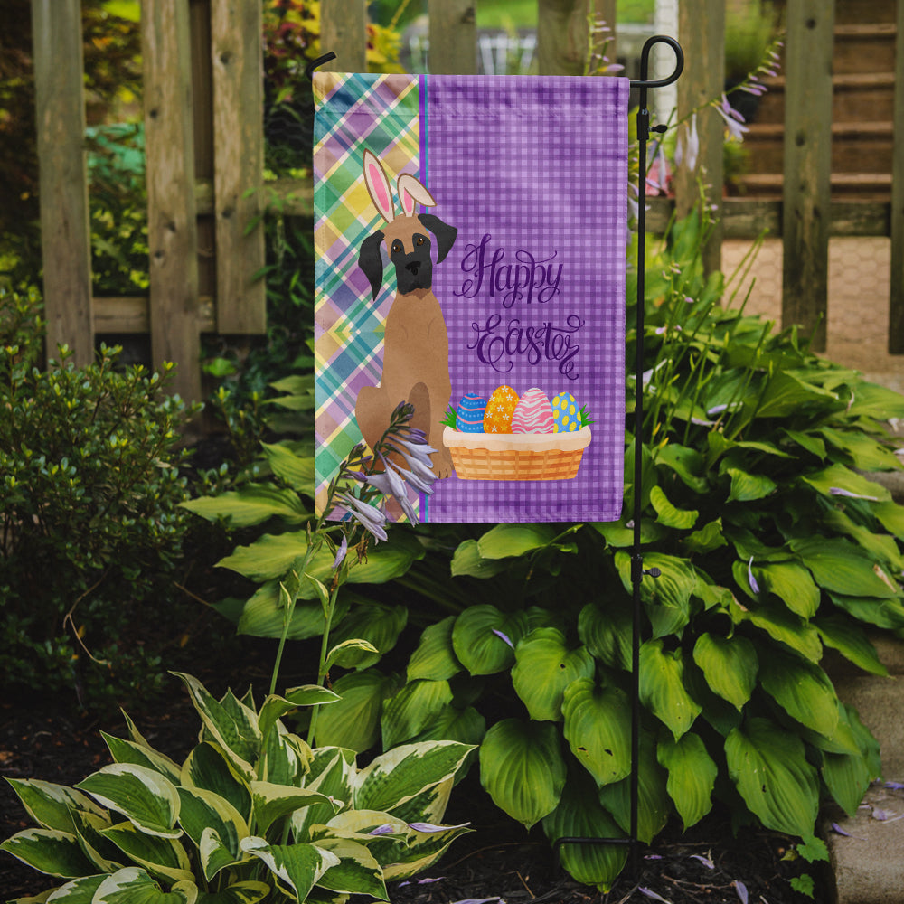 Fawn Great Dane Easter Garden Flag Mailbox Decorative Yard Banner Outside Patio Artwork for Flower Beds, Garden Size, Multicolor