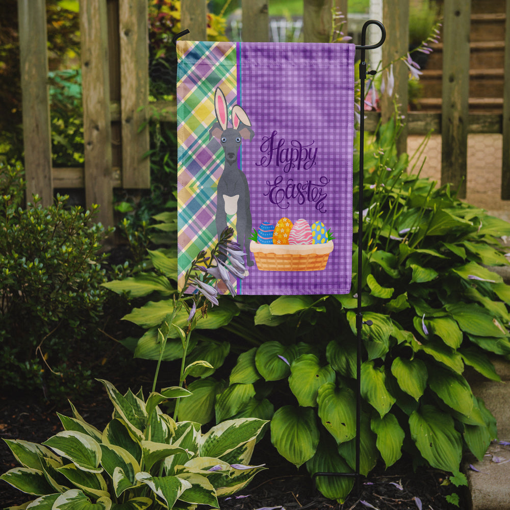 Gray Italian Greyhound Easter Garden Flag Mailbox Decorative Yard Banner Outside Patio Artwork for Flower Beds, Garden Size, Multicolor