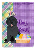 Black Newfoundland Easter Garden Flag Mailbox Decorative Yard Banner Outside Patio Artwork for Flower Beds, Garden Size, Multicolor