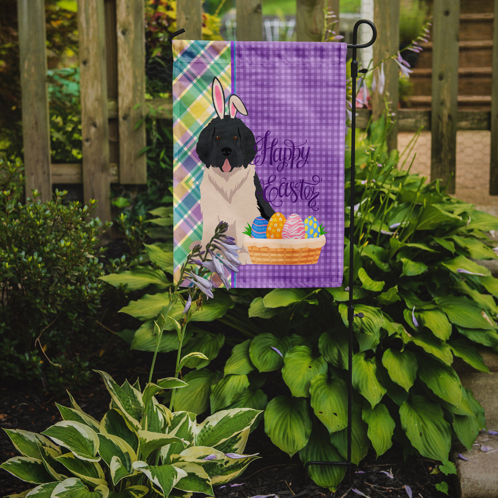 Landseer Newfoundland Easter Garden Flag Mailbox Decorative Yard Banner Outside Patio Artwork for Flower Beds, Garden Size, Multicolor