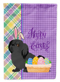 Black Pekingese Easter Garden Flag Mailbox Decorative Yard Banner Outside Patio Artwork for Flower Beds, Garden Size, Multicolor