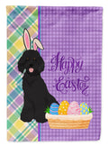 Standard Black Poodle Easter Garden Flag Mailbox Decorative Yard Banner Outside Patio Artwork for Flower Beds, Garden Size, Multicolor