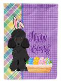 Toy Black Poodle Easter Garden Flag Mailbox Decorative Yard Banner Outside Patio Artwork for Flower Beds, Garden Size, Multicolor
