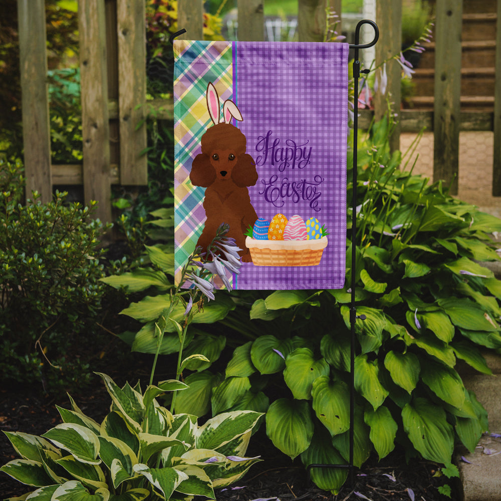 Toy Red Poodle Easter Garden Flag Mailbox Decorative Yard Banner Outside Patio Artwork for Flower Beds, Garden Size, Multicolor