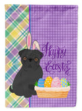 Black Pug Easter Garden Flag Mailbox Decorative Yard Banner Outside Patio Artwork for Flower Beds, Garden Size, Multicolor