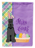 Black Schnauzer Easter Garden Flag Mailbox Decorative Yard Banner Outside Patio Artwork for Flower Beds, Garden Size, Multicolor