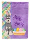 Salt Pepper Schnauzer Easter Garden Flag Mailbox Decorative Yard Banner Outside Patio Artwork for Flower Beds, Garden Size, Multicolor