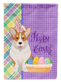 Red Cardigan Corgi Easter Garden Flag Mailbox Decorative Yard Banner Outside Patio Artwork for Flower Beds, Garden Size, Multicolor