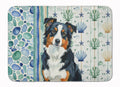 Black Tri American Shepherd Coastal Sea Glass Memory Foam Kitchen Mat Machine Washable Anti-Fatigue Cushion Comfort Bath or Kitchen Rug
