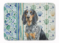 Bluetick Coonhound Coastal Sea Glass Memory Foam Kitchen Mat Machine Washable Anti-Fatigue Cushion Comfort Bath or Kitchen Rug