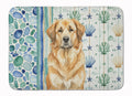 Sandy Leonberger Coastal Sea Glass Memory Foam Kitchen Mat Machine Washable Anti-Fatigue Cushion Comfort Bath or Kitchen Rug