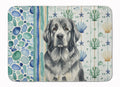 Gray Newfoundland Coastal Sea Glass Memory Foam Kitchen Mat Machine Washable Anti-Fatigue Cushion Comfort Bath or Kitchen Rug