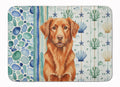 Copper Nova Scotia Duck Tolling Retriever Coastal Sea Glass Memory Foam Kitchen Mat Machine Washable Anti-Fatigue Cushion Comfort Bath or Kitchen Rug
