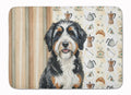 Berndoodle Coffee Bar Memory Foam Kitchen Mat Machine Washable Anti-Fatigue Cushion Comfort Bath or Kitchen Rug