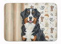 Bernese Mountain Dog Coffee Bar Memory Foam Kitchen Mat Machine Washable Anti-Fatigue Cushion Comfort Bath or Kitchen Rug
